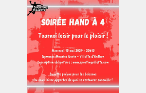 Soirée Hand à 4