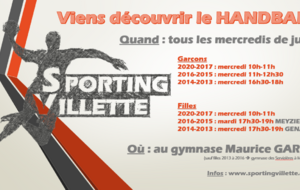 Viens découvrir le hand !