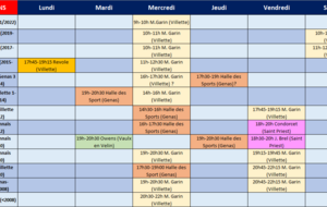 Plannings 2025-2026 en ligne !
