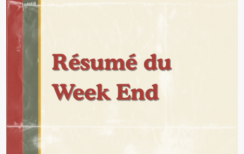 Résultats du week-end