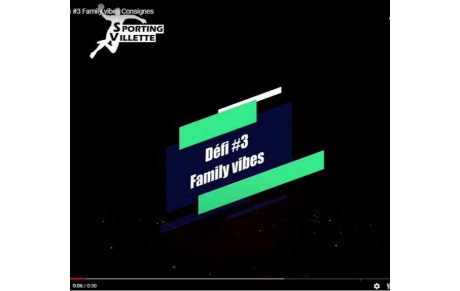 Défi #3 - Family Vibes - Les résultats !