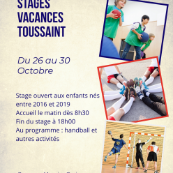 Stage Toussaint 2026